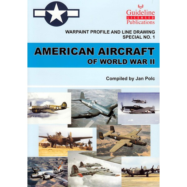 Warpaint Books WPTPLDS001 Profile & Line Drawing Special No 1: American Aircraft of World War II