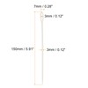 sourcing map Pack of 20 Plastic Sewing Needles, 15 cm