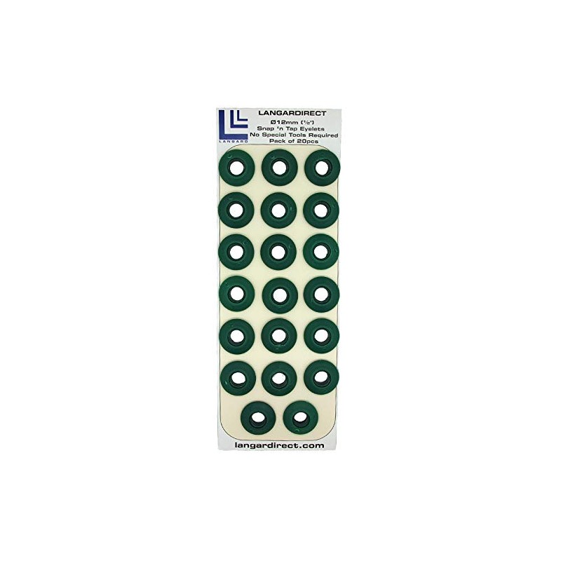 Langard - Pack of 20 Eyelets - 12 mm -