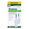 Quality Choice Enema Twin Pack, Relieves Occasional Constipation, Complete &