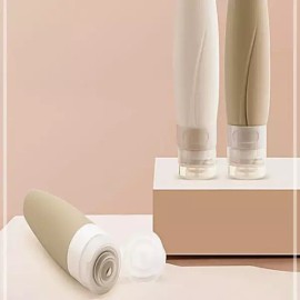 샤워 화방품 액체공병 세트 여행용품 파우치 다용도 VWFFSSQV [화이트] Shower Cosmetic Liquid Container Set Travel Pouch Multipurpose VWFFSSQV [White]