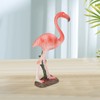 Flamingo Statue Resin Materials Vivid Real Pink Flamingo Ornament for