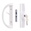 Sliding Patio Door Handle Set with Key Cylinder and Mortise