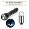 Honoson 30 Lumen 3-Volt LED Replacement Flashlight Bulbs Torch Bulb