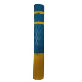 Hunts County Aqua Bat Grip Blue/Yellow