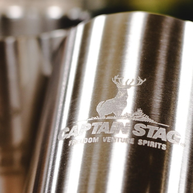 Captain Stag Outdoor Mug, Double Stainless Steel, Tumbler, 250ml, Hollow