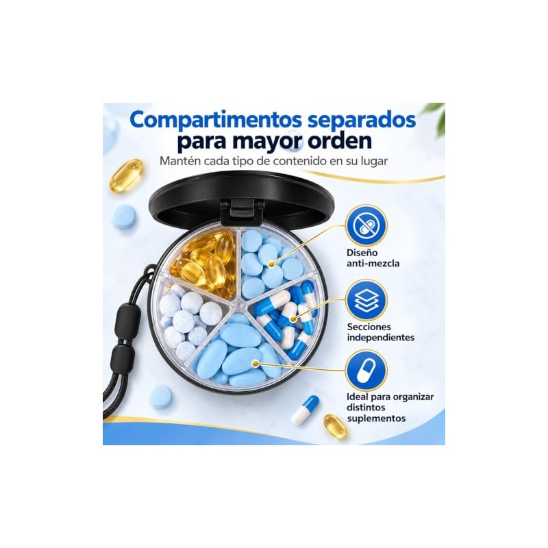 Pastillero Semanal de 7 Compartimentos