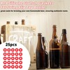 25PCS Silicone Rubber Gaskets Washer, Water Bottle Top Lid Gasket