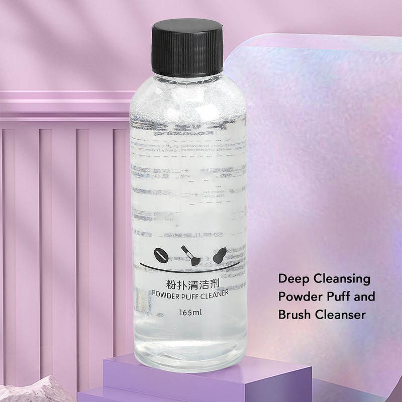 5pcs Makeup Brush Cleaning Solution Bowl Kit Residue Removal Powder