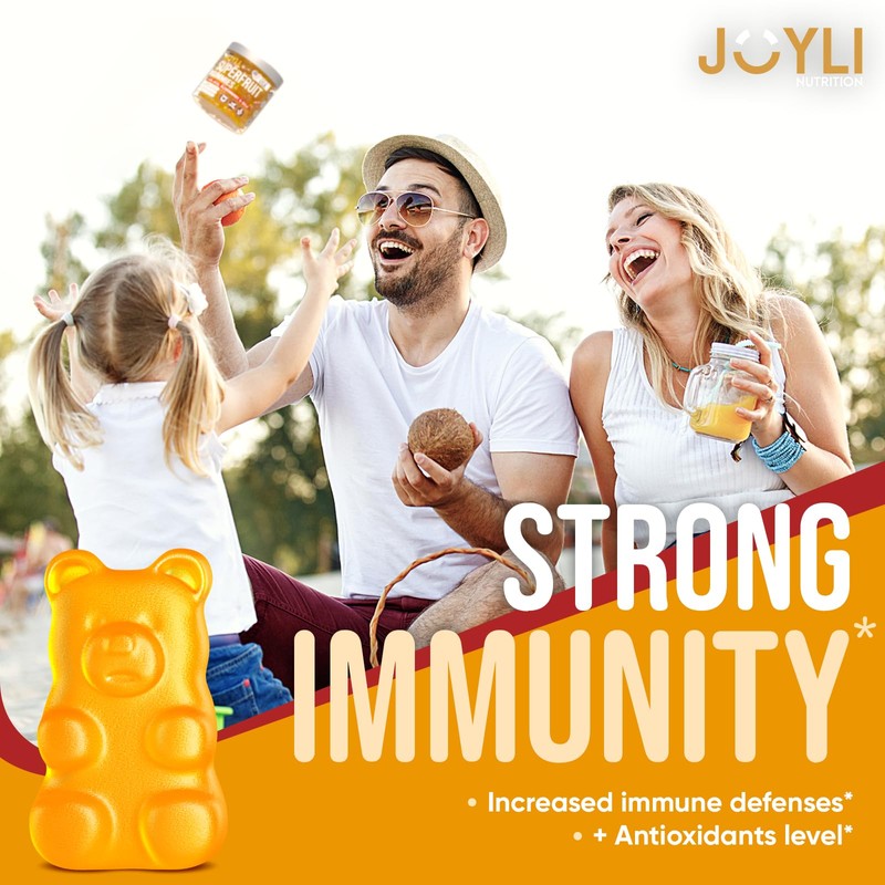 Joyli Superfruit Gummies - Sugar-Free Fruit Multivitamin Gummies for Adults
