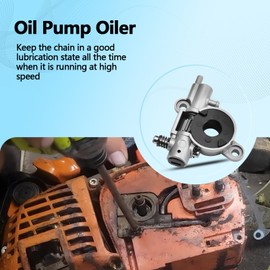 Quealzara Oil Pump Oiler Compatible with Echo CS-2511T CS-2511TN CS-2511P CS-2511PN CS-2511TES CS-2511WES DCS-2500T DCS-2500TN Replaces C022000211