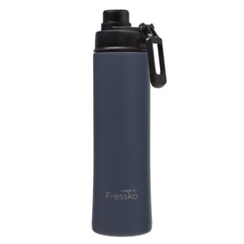 made by Fressko | Move Wide Mouth Insulated Stainless Steel Water Bottle-Denim | with Sip Lid | 22 oz 660ml |BPA-Free | Leak Proof Lid