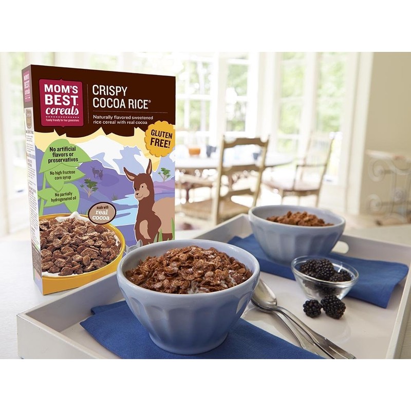 Mom's Best Crispy Cocoa Rice Cereal, Gluten Free, Kosher, No