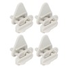 4 Set Pontoon Boat Gate Latch Kit ABS Square Frame