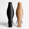 ThriBartLive Mid-Century House Bird Walnut Wood Home Décor, Modern Style