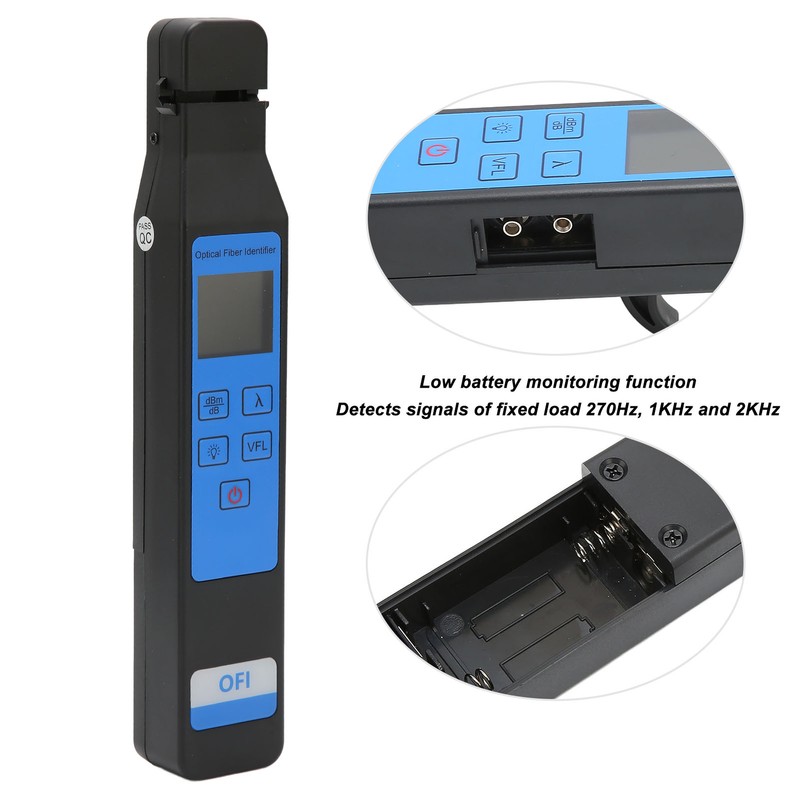 Optical Fiber Identifier 800 to 1700nm Built in 10mw VFL