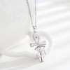 Twoowl Ankh Necklace 925 Sterling Silver Faith of Mustard Seeds