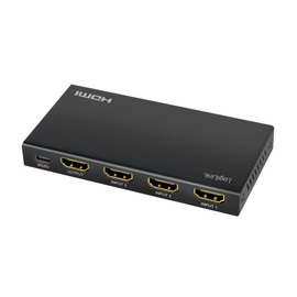 LogiLink HD0062 HDMI Switch 3x1 Port (3X Sources to ONE Monitor/TV) with 4K/60Hz Resolution and Full 3D, HDCP, HDR, CEC, RC