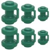 awm Trampoline End Caps Set Green Pack of 6 Protective