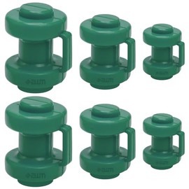 awm Trampoline End Caps Set Green Pack of 6 Protective Caps 25 mm Internal Safety Net Caps Inner