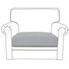 Easy-Going Stretch Chair Cushion Cover Sofa Cushion Furniture Protector Sofa