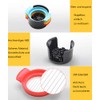 Egg Slicer, 3 in 1 Stainless Steel Egg Divider, Suitable