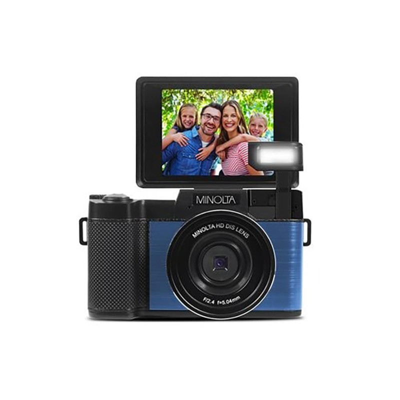 Minolta 30MP Digital Camera – 2.7K Ultra HD Video, 3-inch
