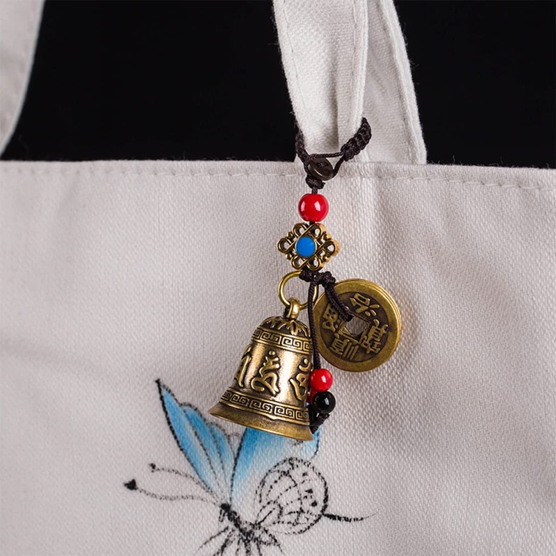 Lanito Feng Shui Feng Chime, Brass, Six Shui Shui, Five
