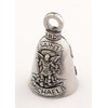 Saint Michael Guardian Biker Bell with Hanger