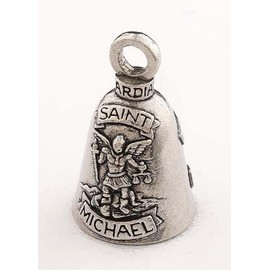Saint Michael Guardian Biker Bell with Hanger
