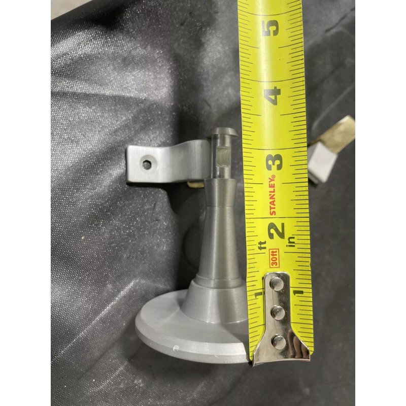 Carlstadt NOS Julius Blum Carlstadt Hand Railing Brushed Aluminum Wall
