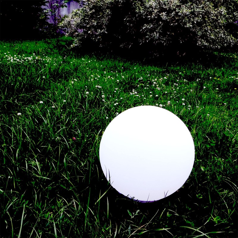 @tec Wireless Solar LED Ball Lamp, Warm White, 30 cm