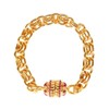 BuDhaGirl Holly Chain Bracelet - Ruby