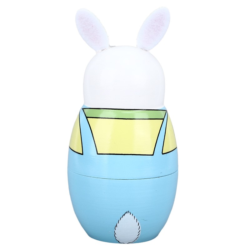 Wooden Russian Nesting Dolls Rabbit Shape Wood Nesting Dolls for