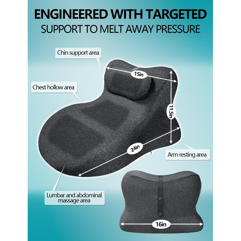 Modiee Pillow Ergonomic Wedge Pillow for Back Support, 27° Angled