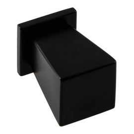 Gedotec Furniture Handle Metal Door Knob Square Furniture Knob Black Matt for Drawers – LENA | Handle 15 x 20 mm | Dresser Knob for Cabinet Doors | 1 Piece - Design Furniture Knob for Kitchen Cabinets