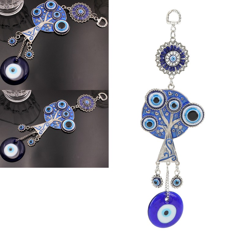 Evil Eye Pendant Life Tree Design Prevent Bad Energy Bring