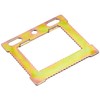 X Canvas Hangers Brass Plated 4 Pack Blister - 13012