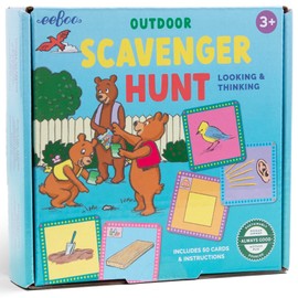 eeBoo: Scavenger Hunt Outdoors Game Looking & Thinking, a Finding Game That Develops Observational and Analytical Skills, for Ages 3 and up