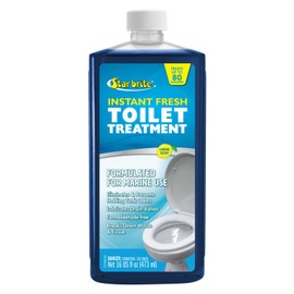 STAR BRITE Instant Fresh Toilet Treatment Concentrate - Eliminates & Prevents Holding Tank Odors - Biodegradable Lemon Scent - 16 OZ (071716)
