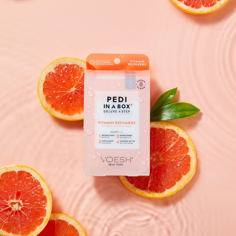 Voesh Pedi in a Box (4 Step) - Vitamin Recharge