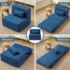 SUYOLS Folding Sofa Bed with Pillow- Convertible Chair Floor Couch