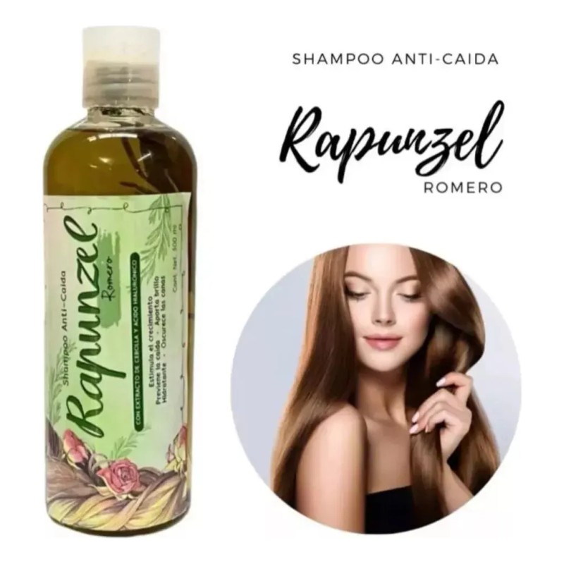 Kit Shampoo Y Aceite Anti-caida De Romero Rapunzel