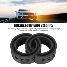 Coil Spring Shock Absorber, Spring Shock Absorber, Pack of 2, Anti Vibration, Type C, Reduces Noise, Universal Rubber for Cars