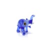 Sansukjai Elephant Tiny Micro Figurines Hand Blown Glass Art Animals