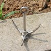 Grappling Hook, Stainless Steel Folding Grappling Hook Rock Climbing Claw