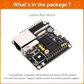 LUCKFOX -Pico-Ultra, Mini Linux Development Board, Adopts RV1106G3 Chip, 256MB RAM, 8GB EMMC, Supports Intelligent Coding, Suitable for Embedded Applications, with POE Interface, Camera Interface