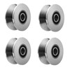 Sliding Gate Rollers Stainless Steel V Groove Wheel Heavy Duty
