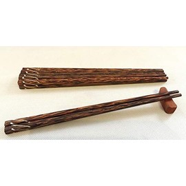 Vietnamese Coconut Wood Chopsticks with Decoration