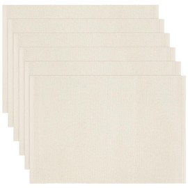 VitalCozy 6 Pcs Montessori Mat Montessori Classroom Rug Materials Children Playing Mat Cotton Working Beige Toddler Rug for Room Nursery Kindergarten School Indoor (23.6 x 15.8 Inch)